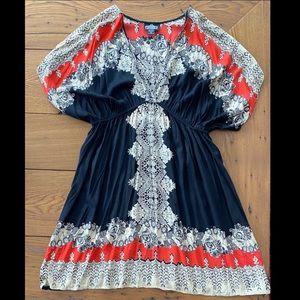 ANGIE BEACH COVERUP/ LIGHTWEIGHT TUNIC DRESS XL-1X